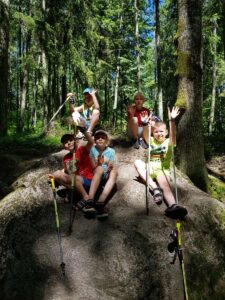 Nordic walking retreat in Pokaini forest
